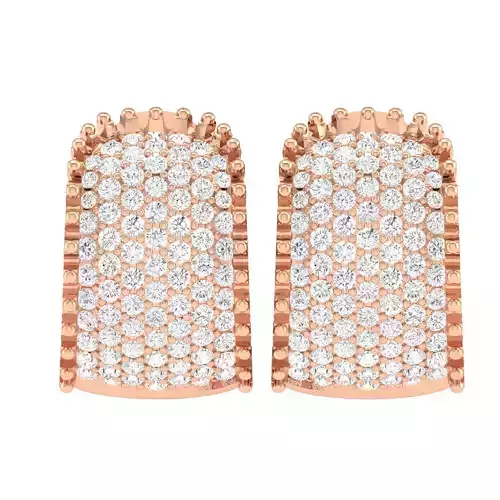 Women earrings 3dm stl render 3D print model