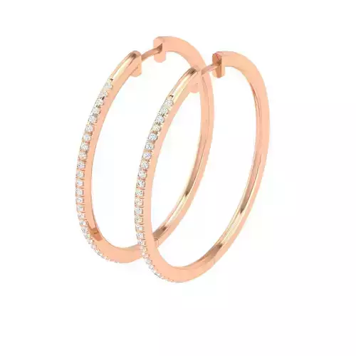 Women earrings 3dm stl render 3D print model