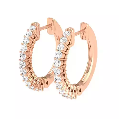 Women earrings 3dm stl render 3D print model