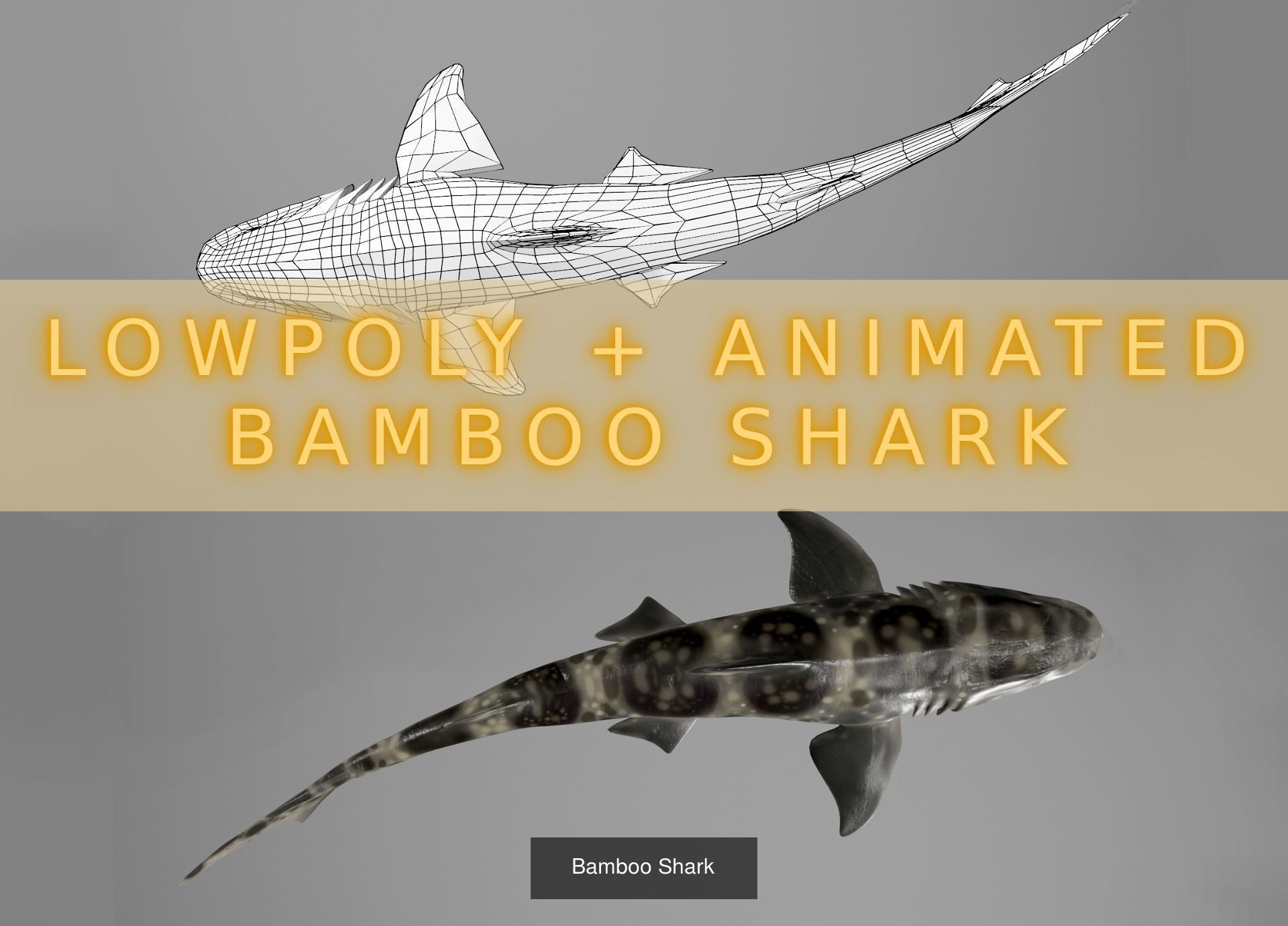Lowpoly Sharks Collection shark _19