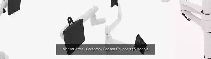 Monitor Arms - Colebrook Bosson Saunders 3D Model Collection