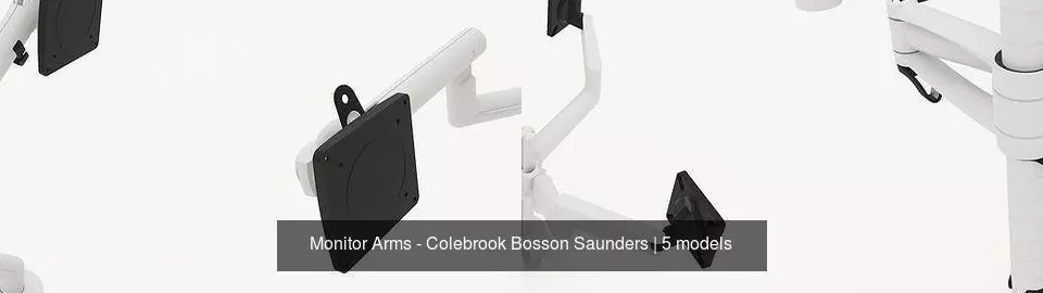 Monitor Arms - Colebrook Bosson Saunders 3D Model Collection_0