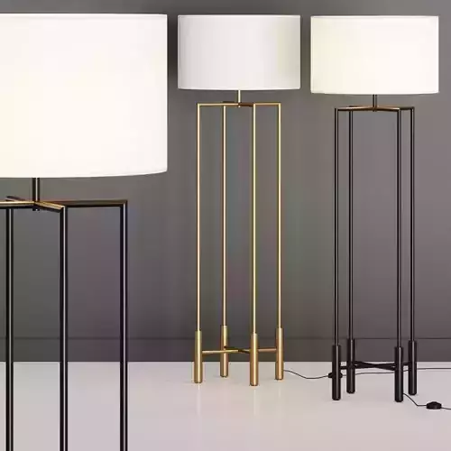 Crate and Barrel Bodil Four Legged Floor Lamp