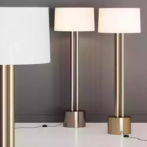 Crate and Barrel Pipette Tube Floor Lamps