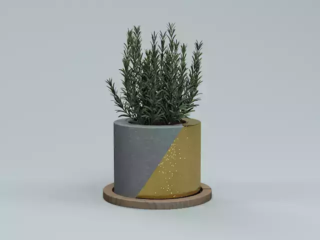 concret pot