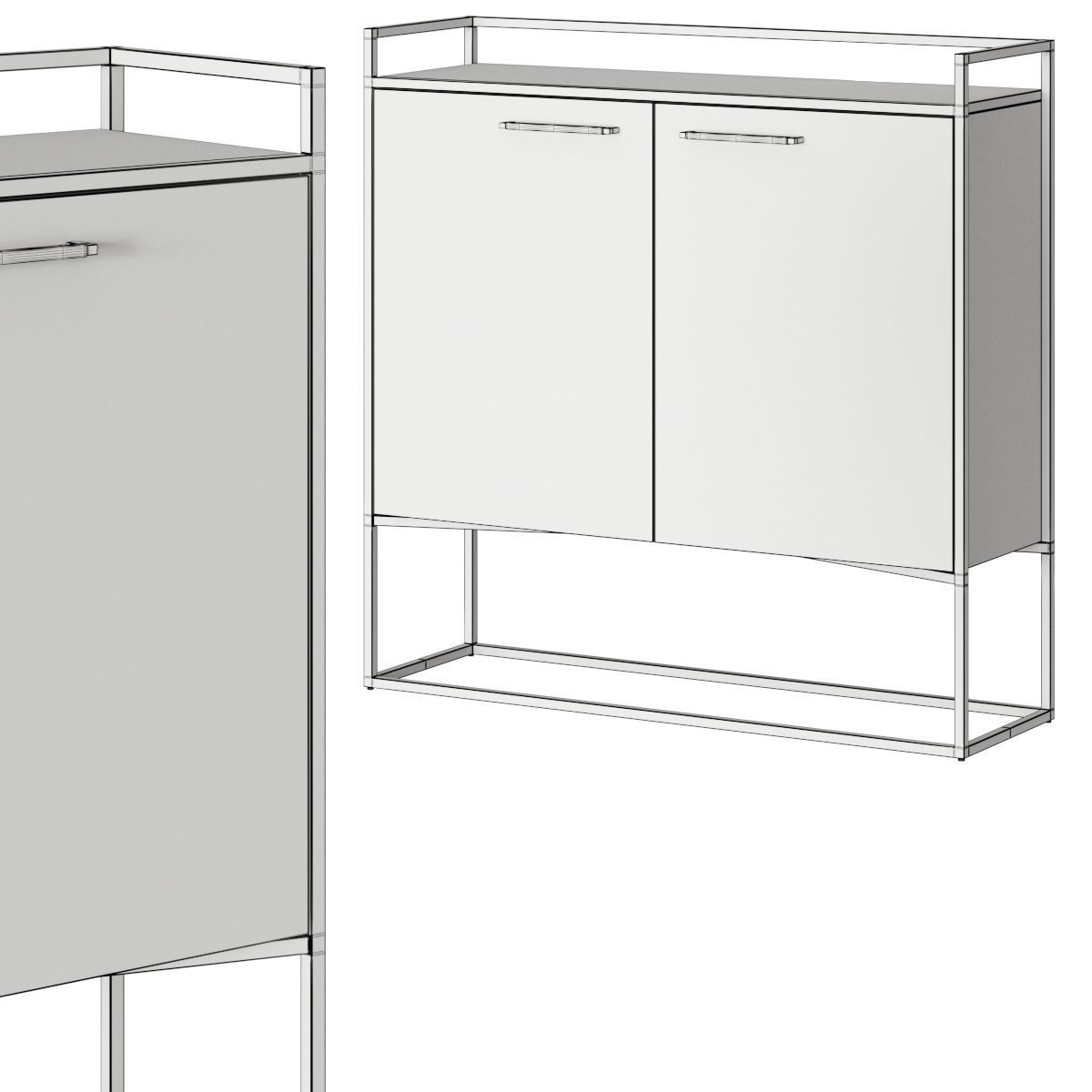 Crate and Barrel Cage Entryway 3D model CGTrader