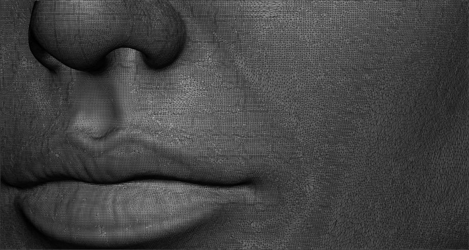 female head 3D print model_14