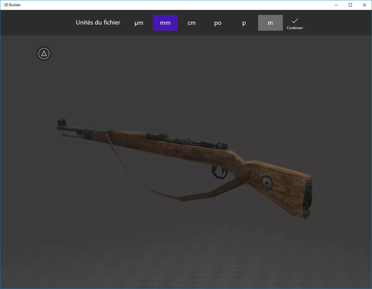 Kar98 with scope - homework low - poly - game-reedy Free low-poly 3D model