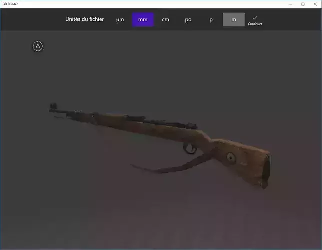 Kar98 with scope - homework low - poly - game-reedy