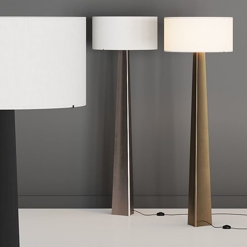 Crate and Barrel Isla Triangle Floor Lamp 3D model