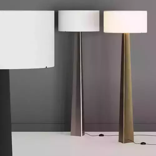 Crate and Barrel Isla Triangle Floor Lamp 3D model