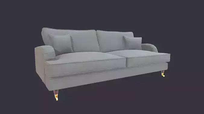 Low poly sofa