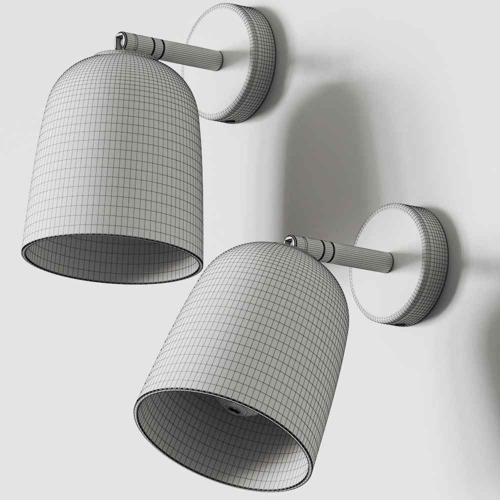 Millelumen Clavio Wall Lamp 3D model_1