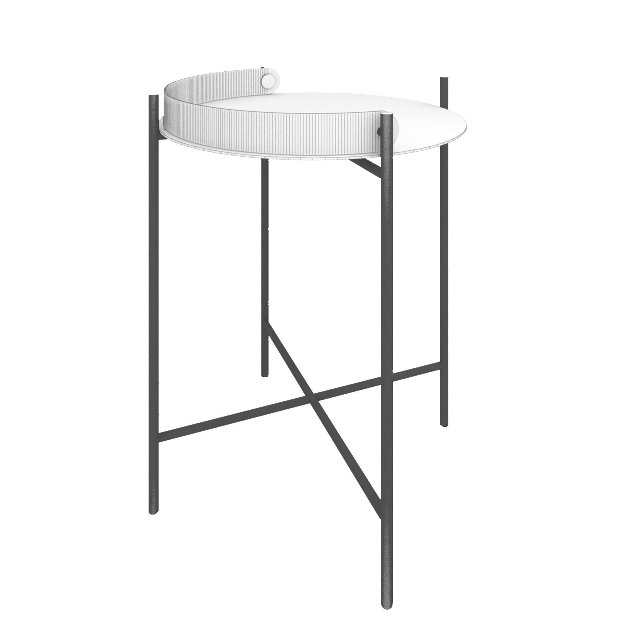 Side table HOUE EDGE 46 3D model_3