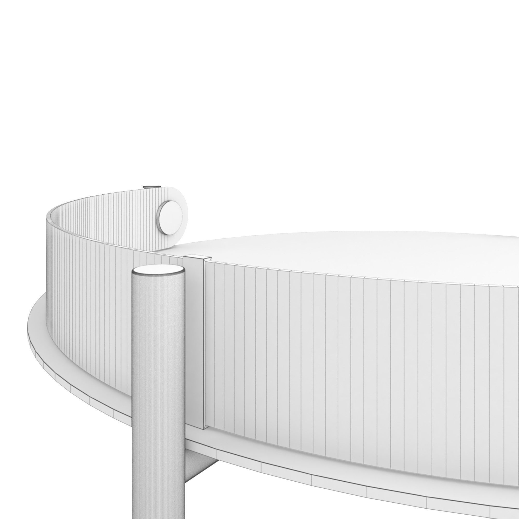 Side table HOUE EDGE 46 3D model_5