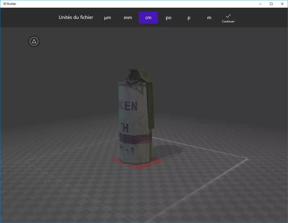 smock bomb- low ploy game-ready -homework Low-poly 3D model