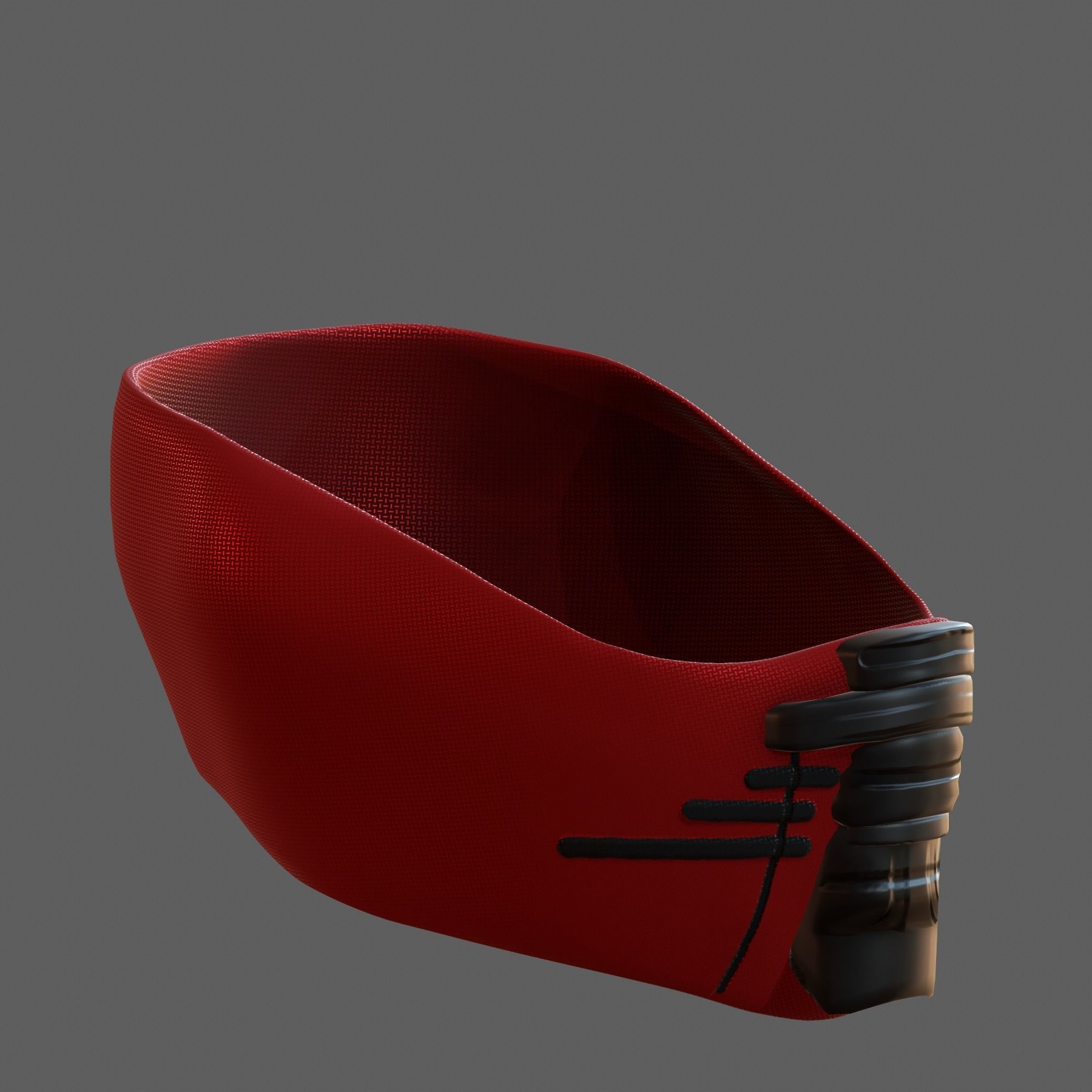 Gas mask helmet 3d model scifi Low-poly Low-poly 3D model_5