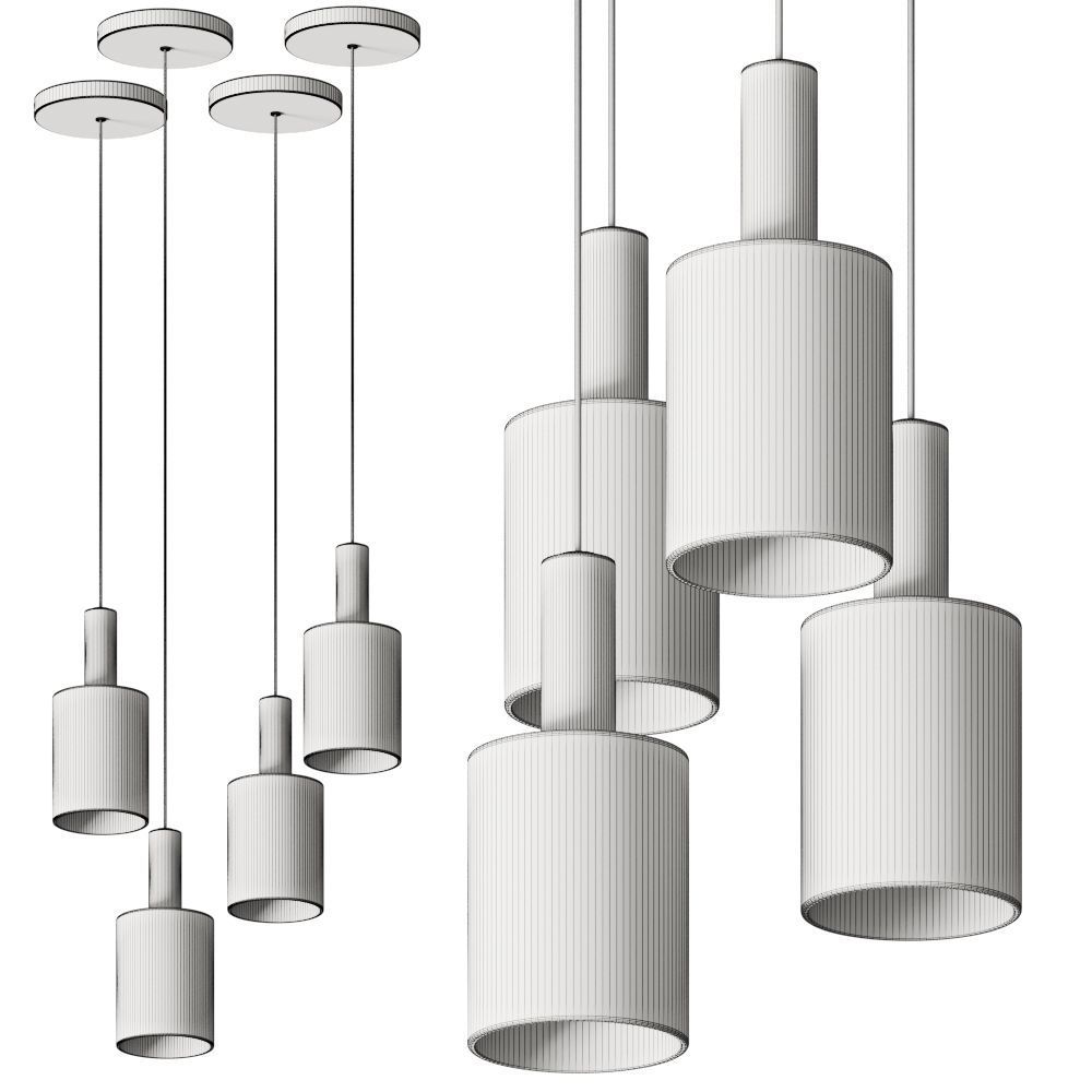 apital Collection Musa A Pendant Lamp 3D model_1
