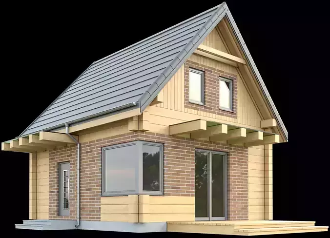 Tiny home 3D model