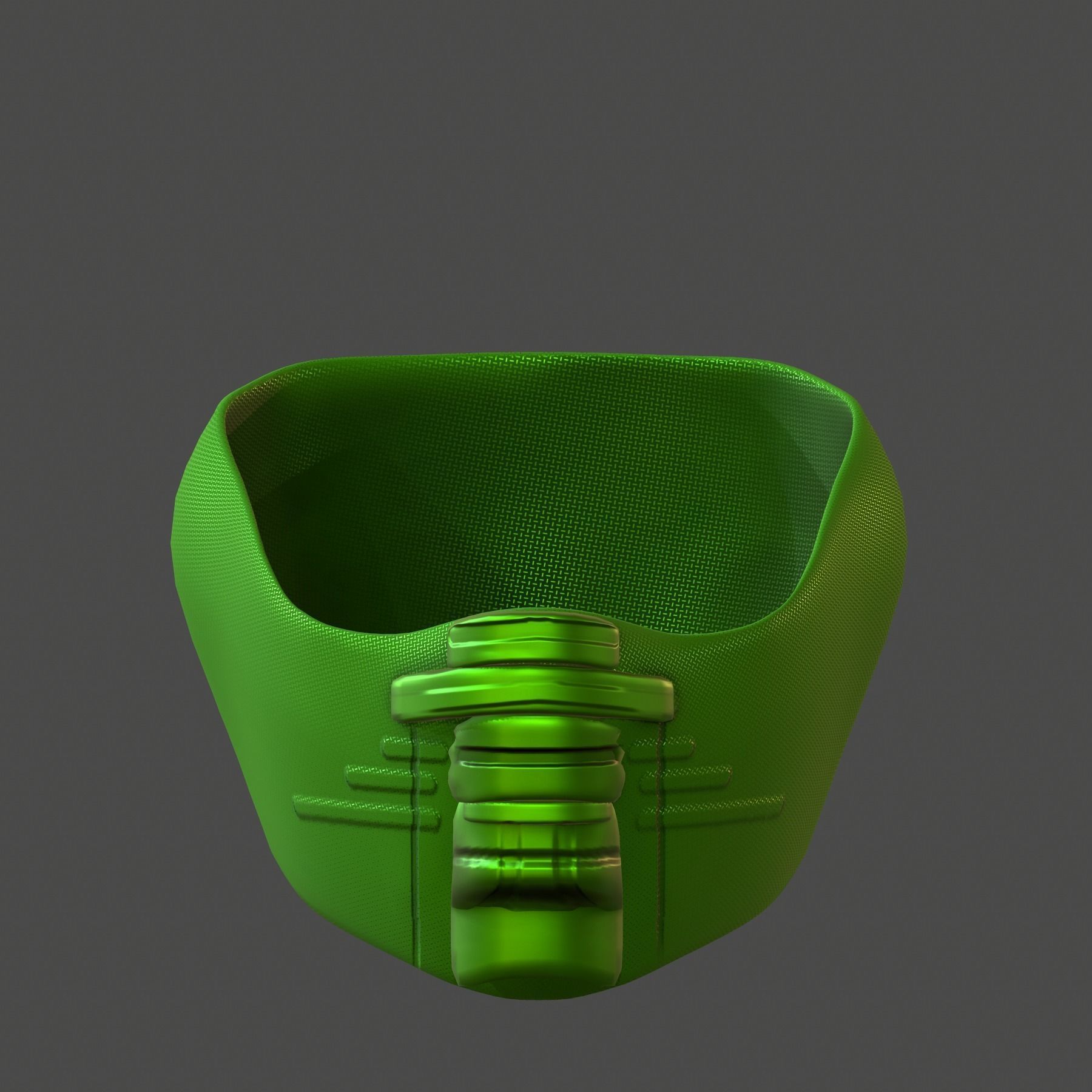 Gas mask helmet 3d model scifi Low-poly  Low-poly 3D model_2