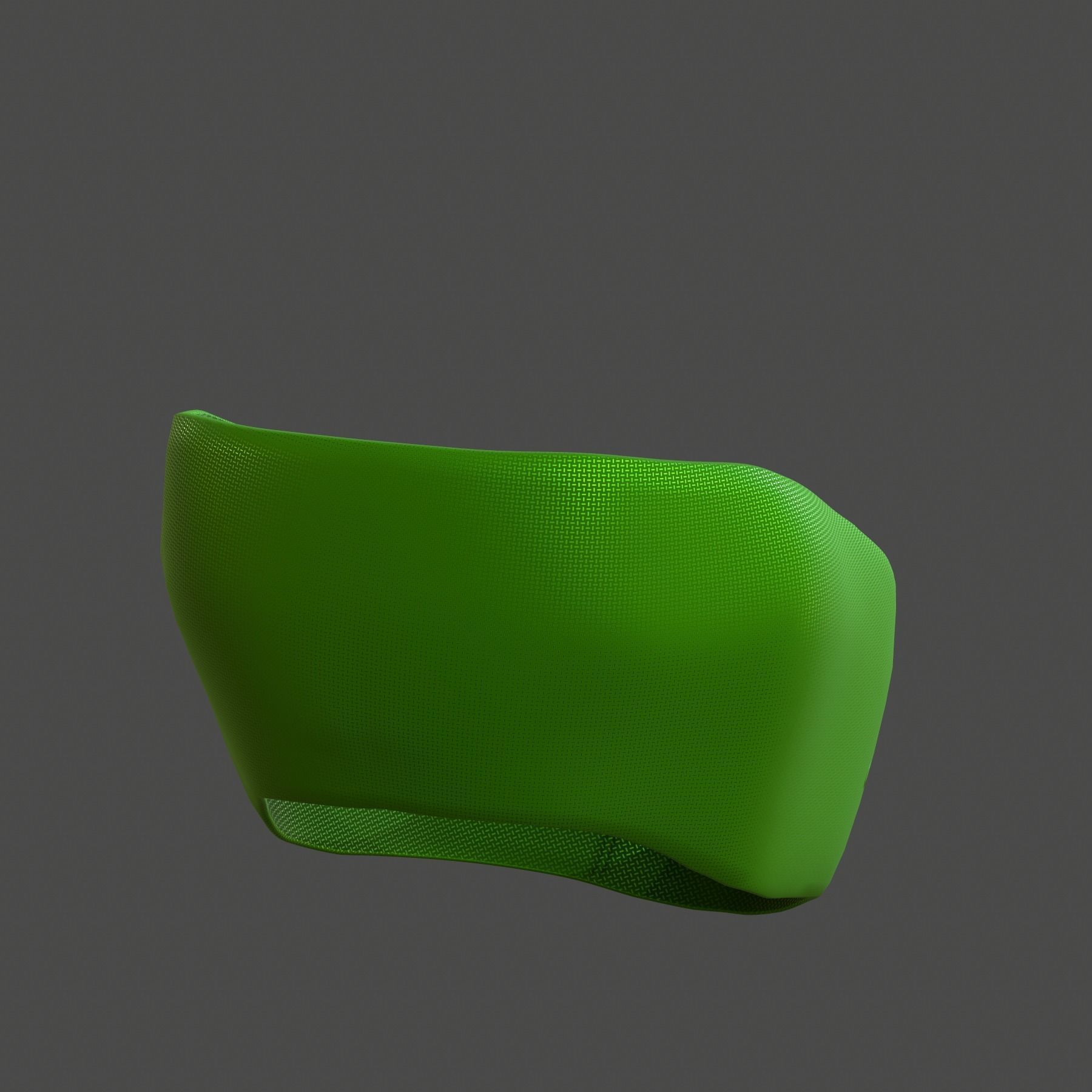 Gas mask helmet 3d model scifi Low-poly  Low-poly 3D model_5