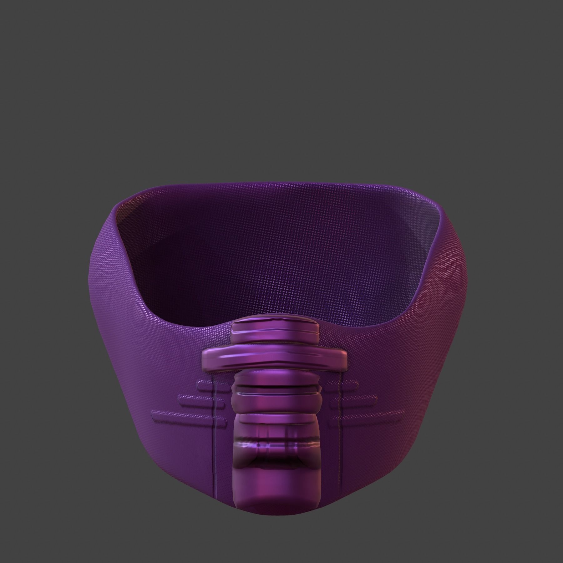 Gas mask helmet 3d model scifi Low-poly Low-poly 3D model_2