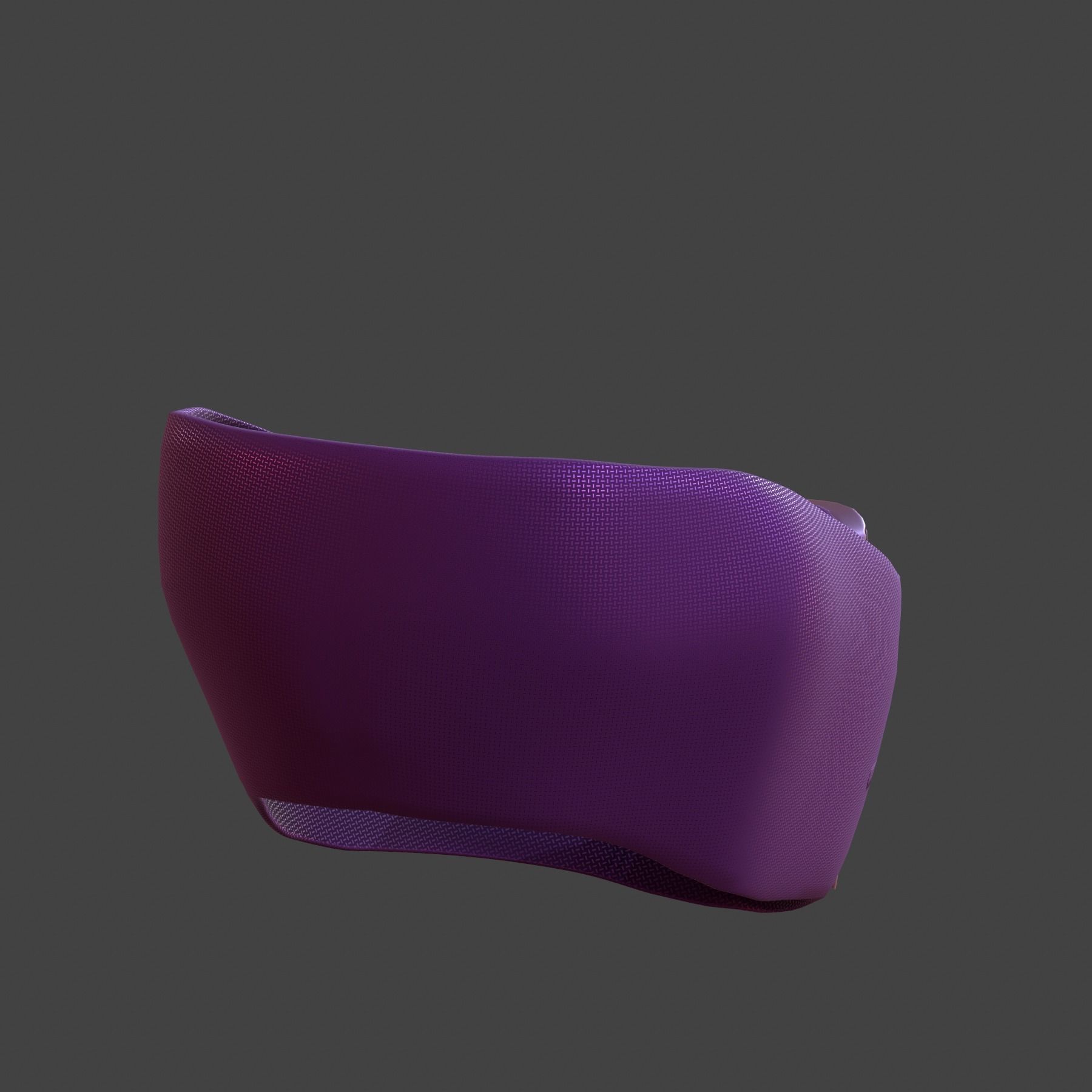 Gas mask helmet 3d model scifi Low-poly Low-poly 3D model_4