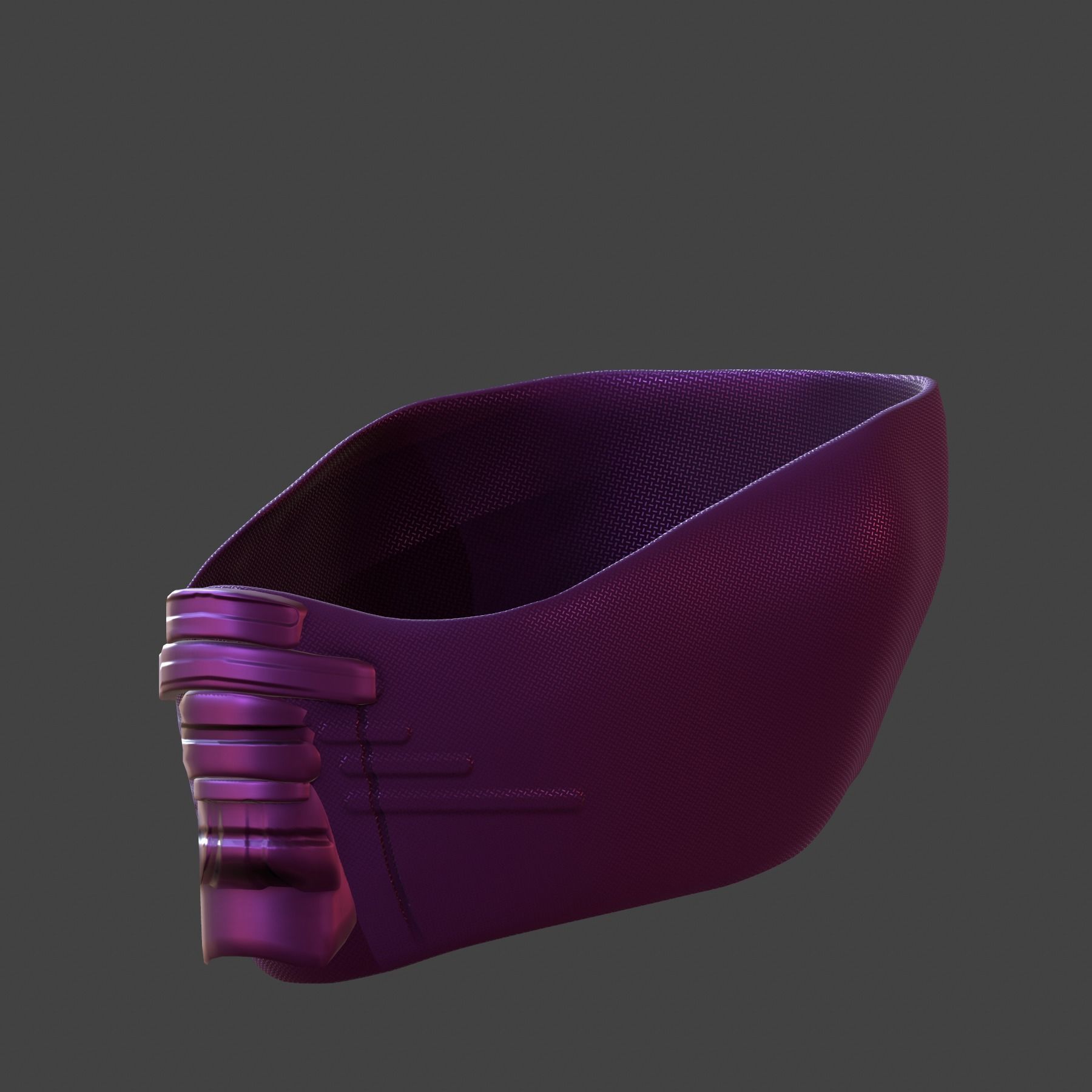 Gas mask helmet 3d model scifi Low-poly Low-poly 3D model_5