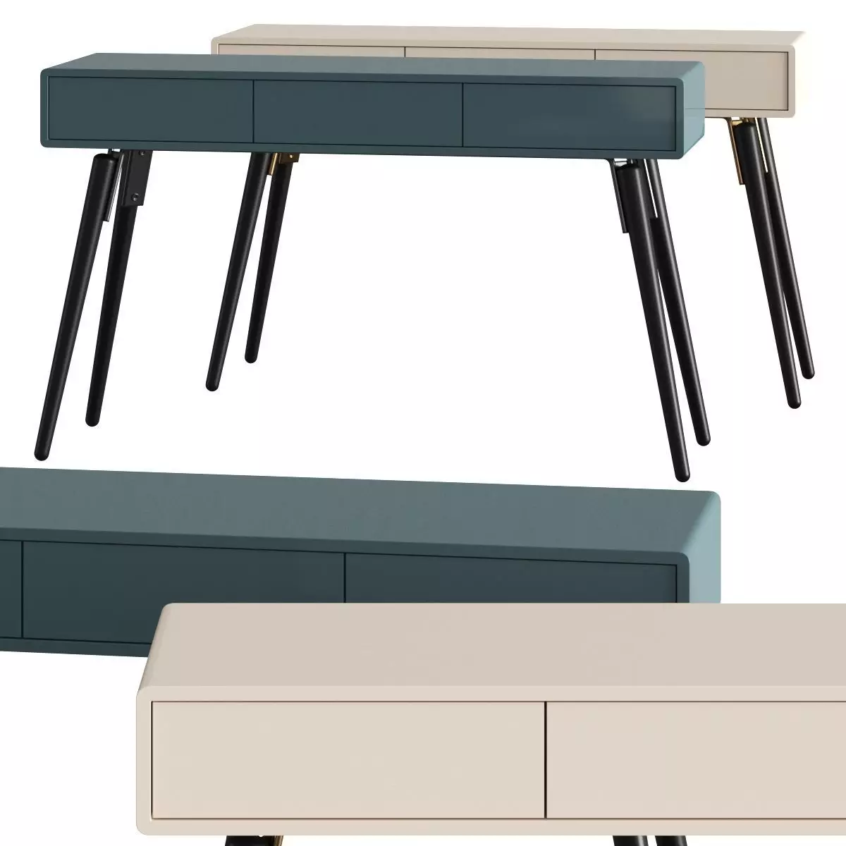 Praddy Hyde Console Table 3D model