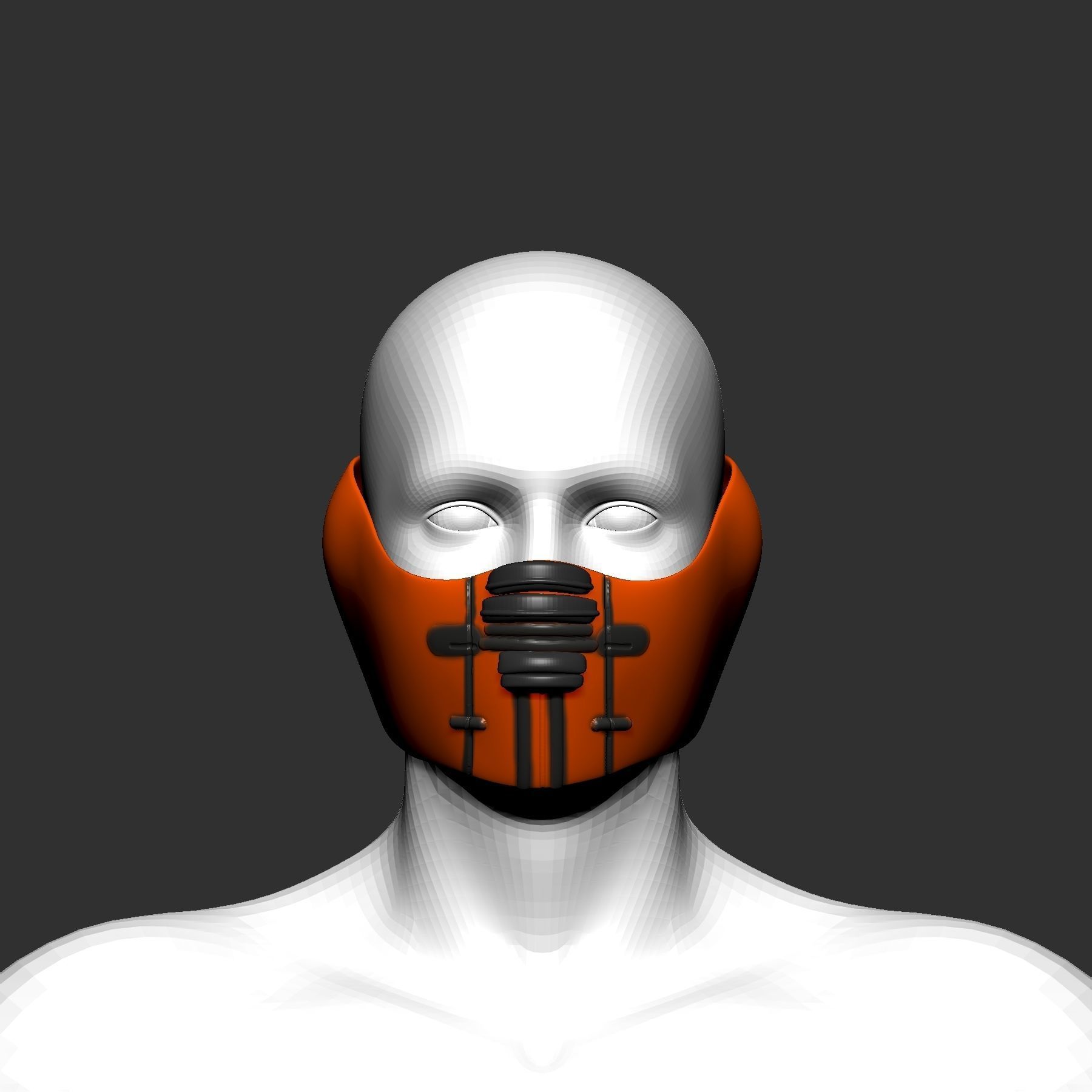 helmet high poly sculpt 3d printable ver 7 3D model 3D model_1