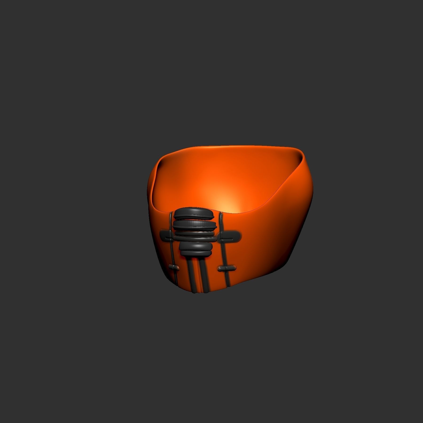 helmet high poly sculpt 3d printable ver 7 3D model 3D model_3