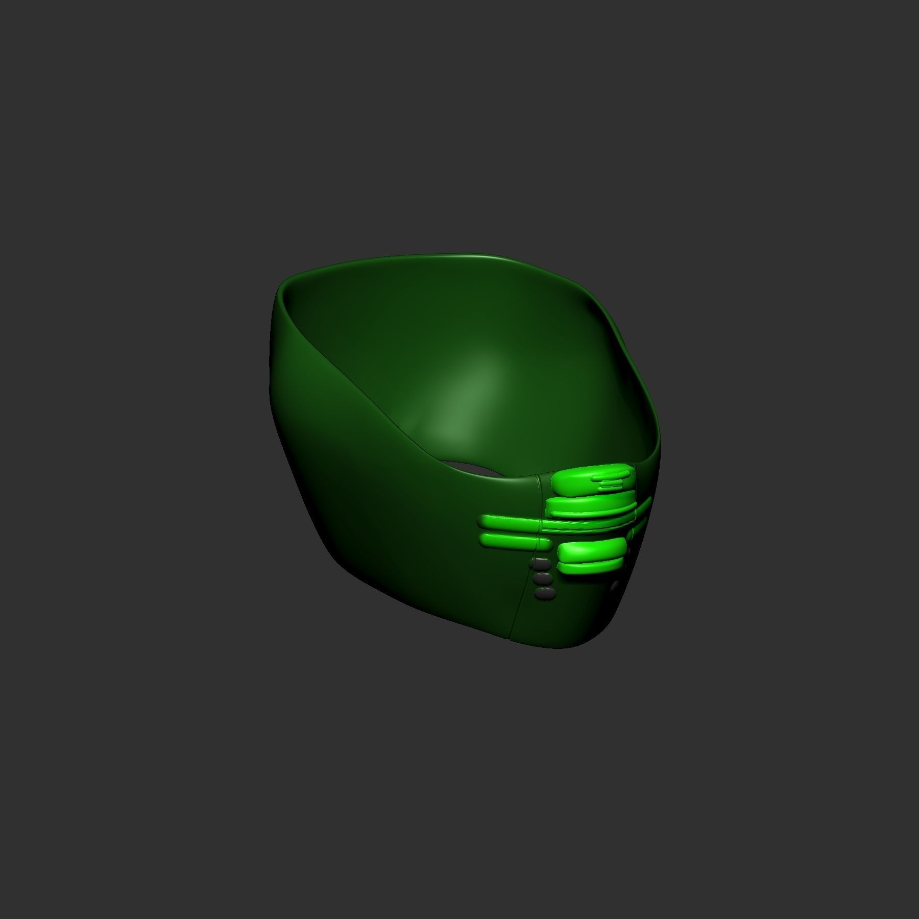 helmet high poly sculpt 3d printable ver 7 3D model 3D model_4