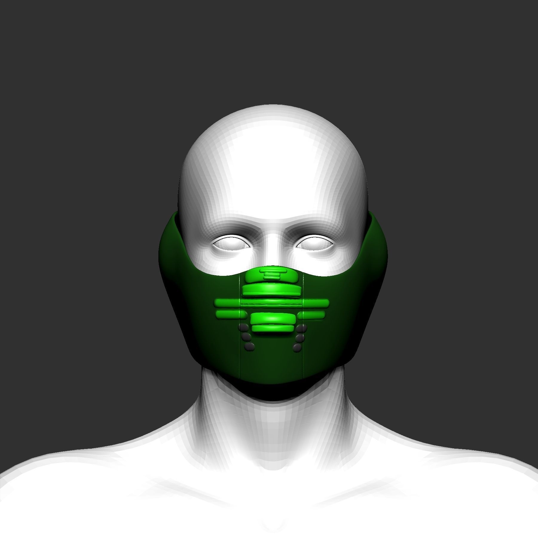 helmet high poly sculpt 3d printable ver 7 3D model 3D model_1