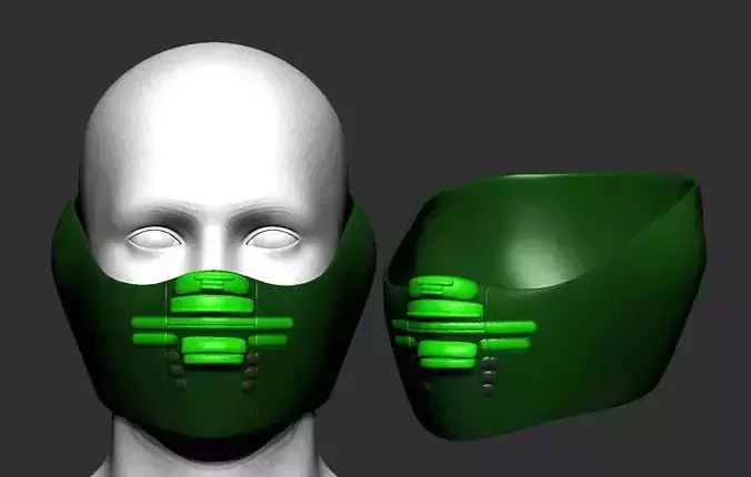 helmet high poly sculpt 3d printable ver 7 3D model