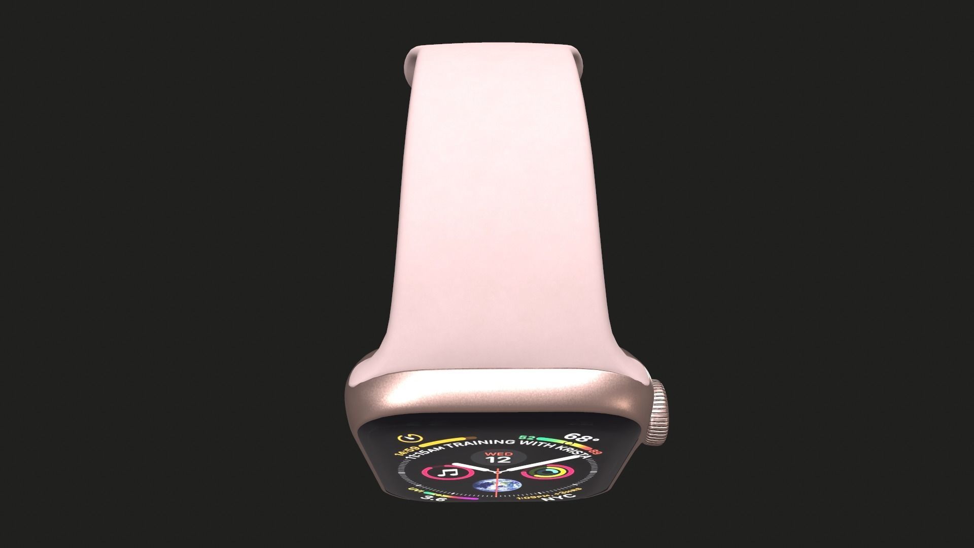 Apple Watch Series 4 40mm Low-poly 3D model_14