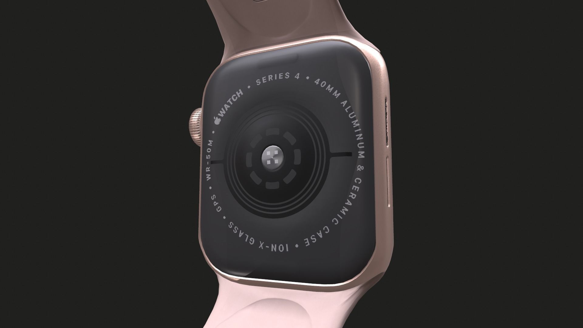 Apple Watch Series 4 40mm Low-poly 3D model_15