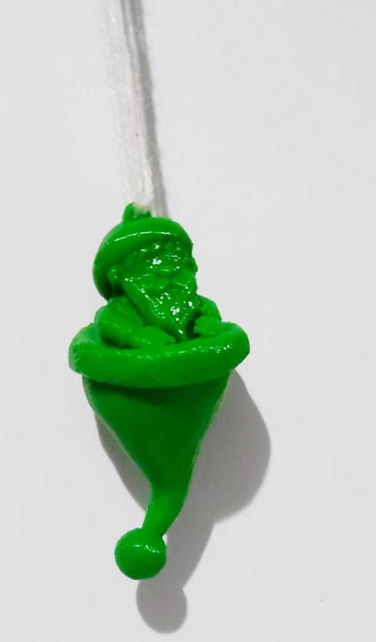 Santa Claus Hat Christmas ornament  3D print model_1