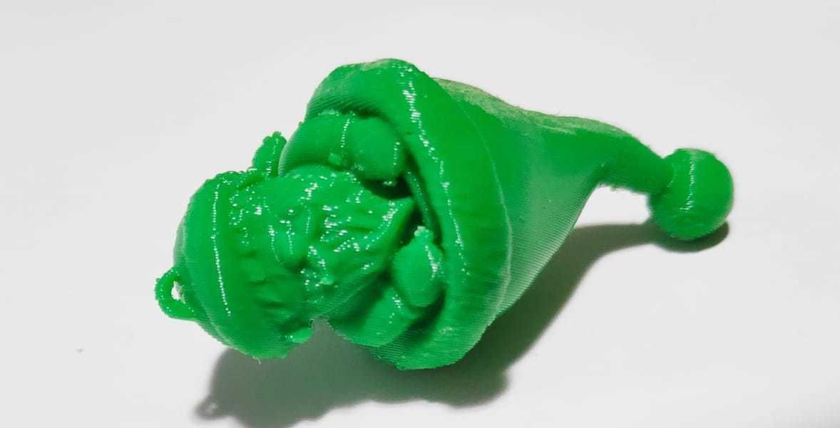 Santa Claus Hat Christmas ornament  3D print model_4