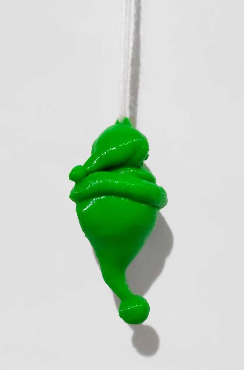 Santa Claus Hat Christmas ornament  3D print model_2