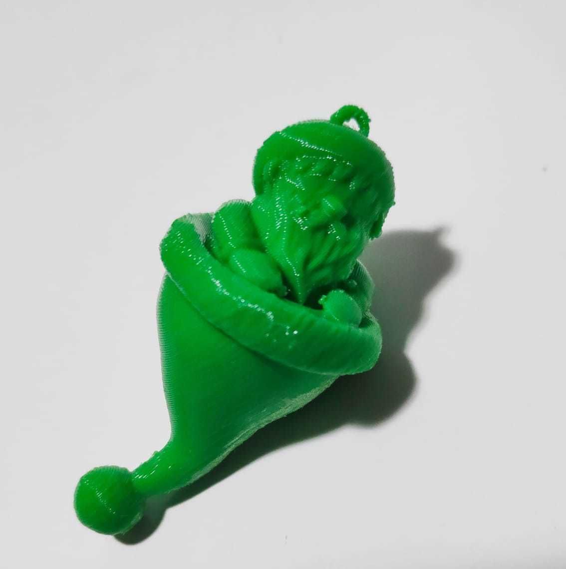 Santa Claus Hat Christmas ornament  3D print model_3