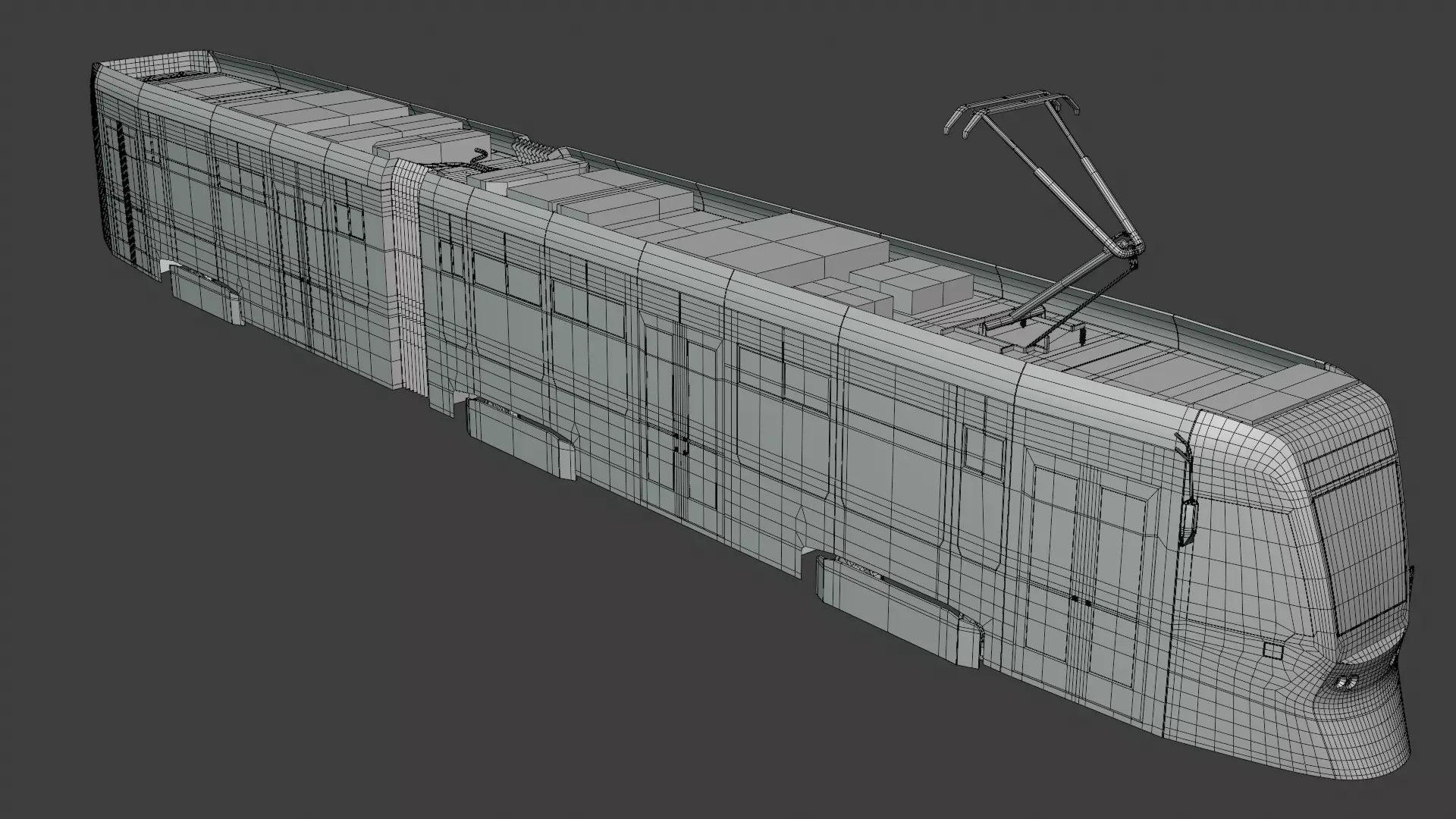 Tram Stadler 3D model_8