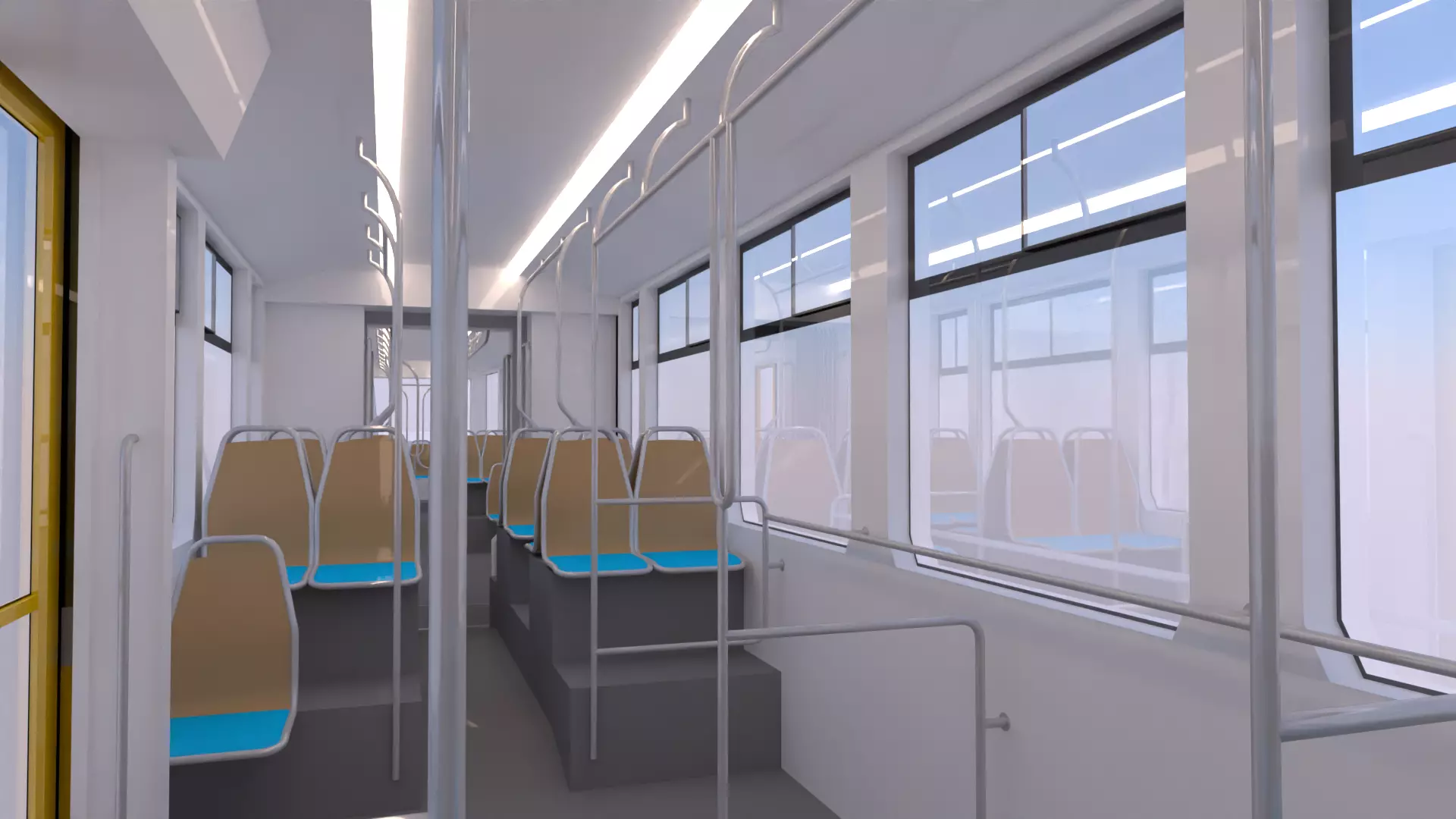 Tram Stadler 3D model_4