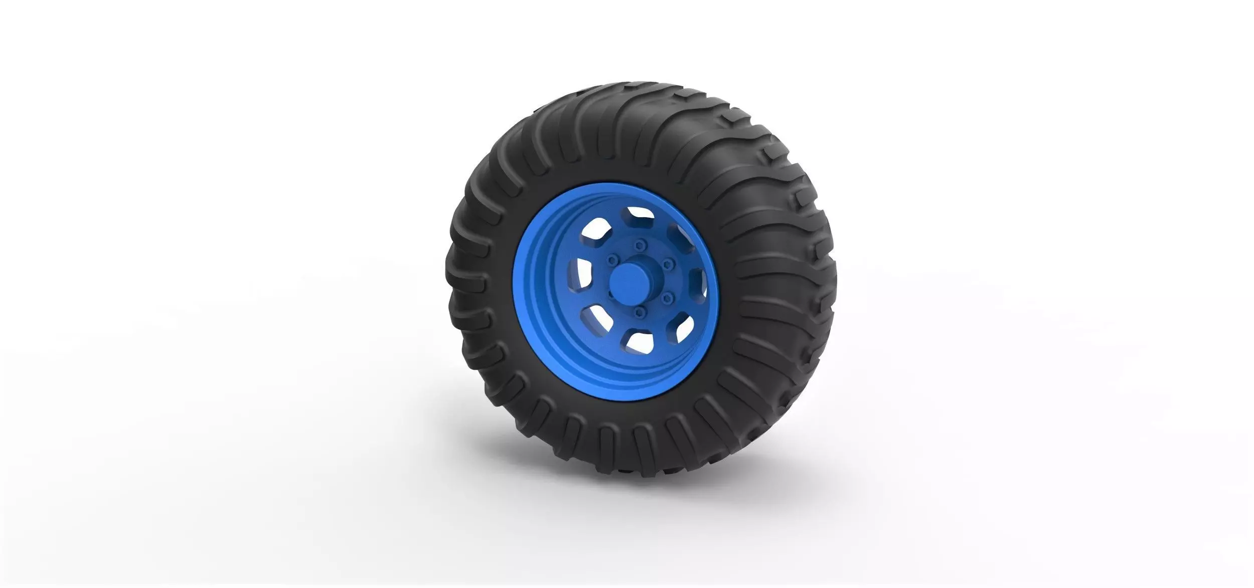 Offroad wheel 36 3D print model_0