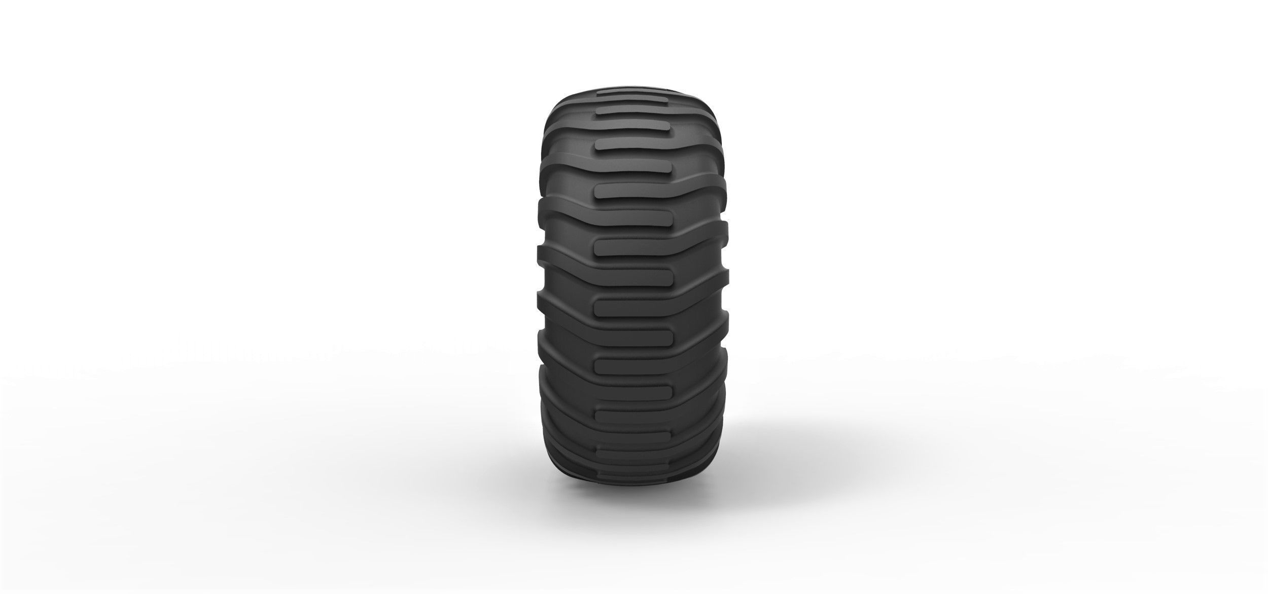Offroad wheel 36 3D print model_2