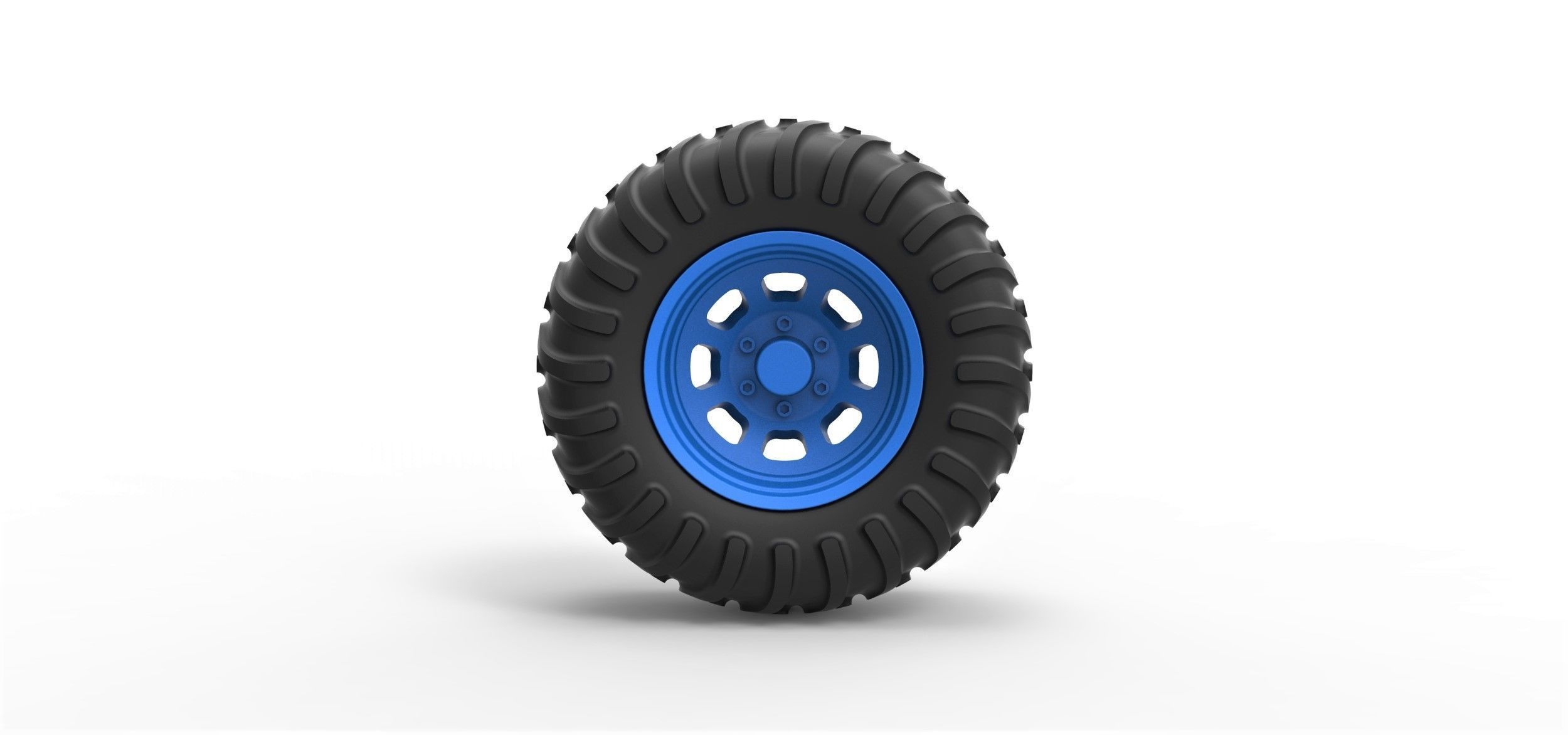 Offroad wheel 36 3D print model_4