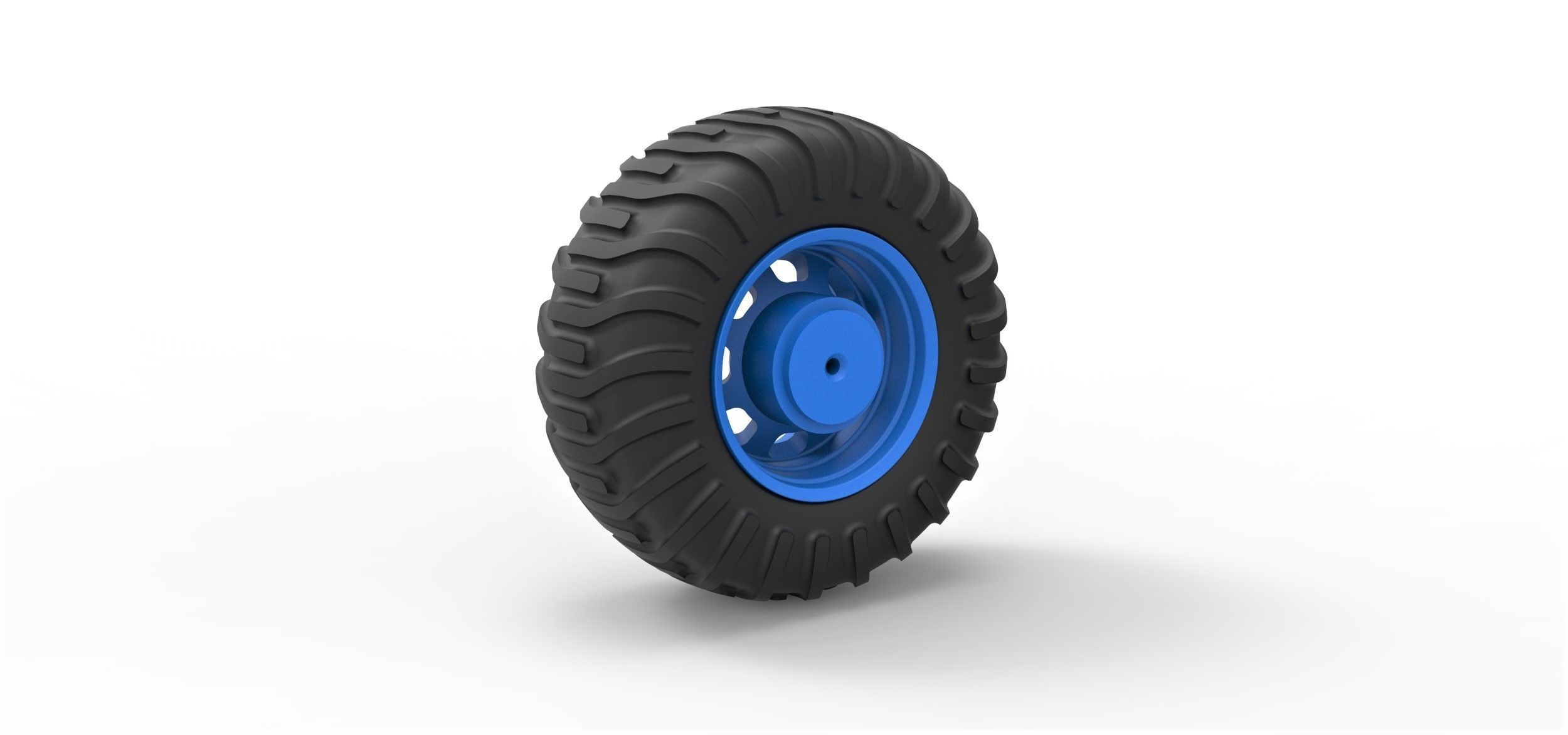 Offroad wheel 36 3D print model_3