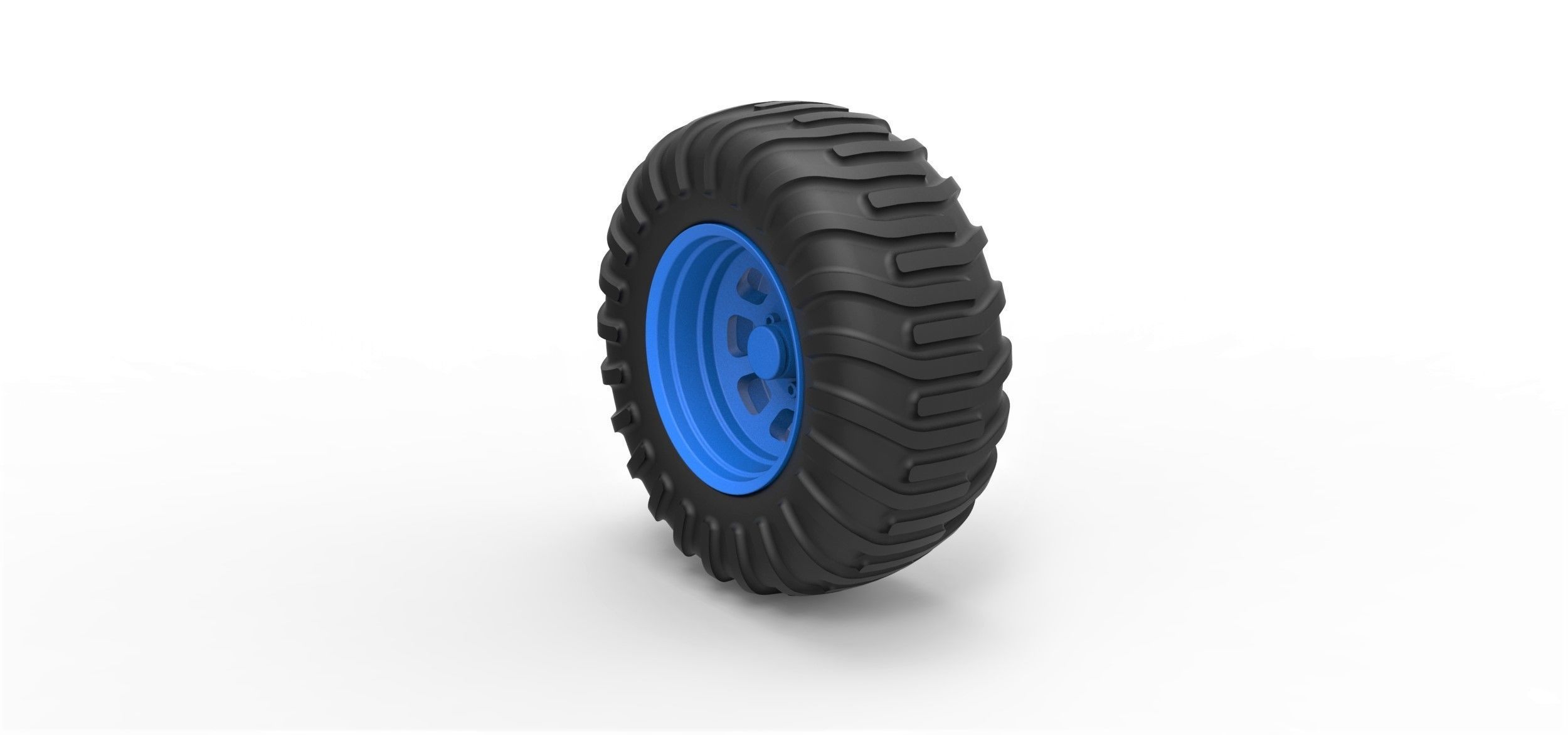 Offroad wheel 36 3D print model_1