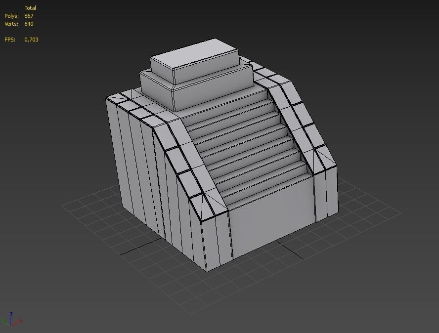 4K Japanese Kyoto Shrine - Fushimi Inari Taisha - Mitsurugisha Low-poly 3D model_10