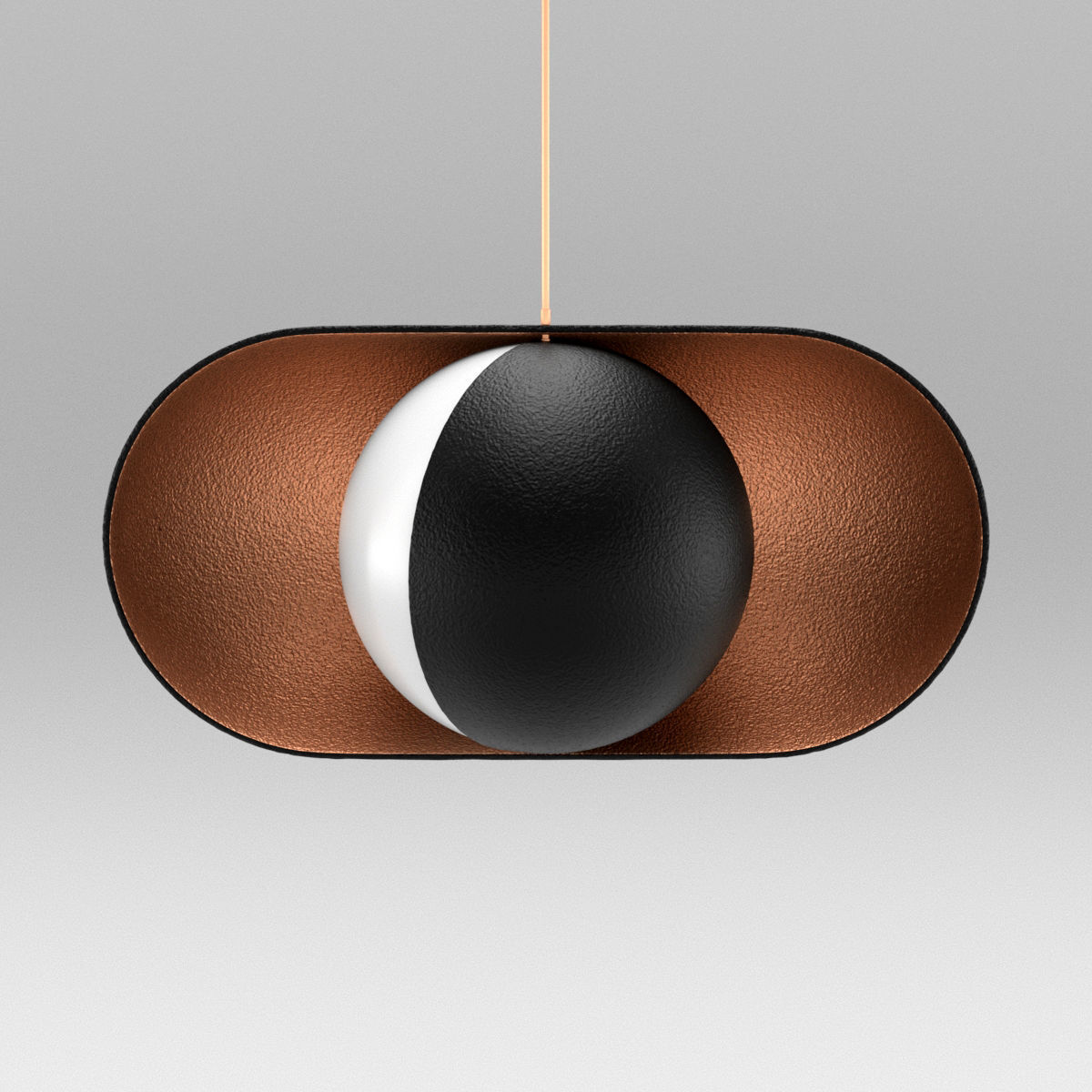 Moonlight Pendant Lamp Horizontal 3D model_2