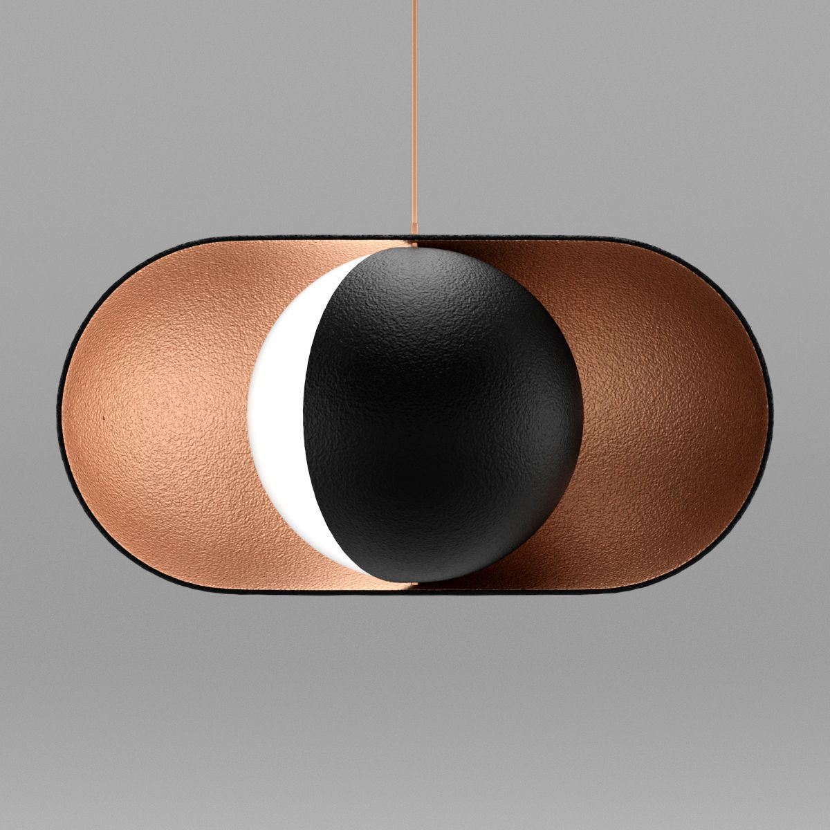 Moonlight Pendant Lamp Horizontal 3D model_1